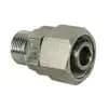 Stainless Steel BSPT Male Thread Locking Screw Pneumatic Connector