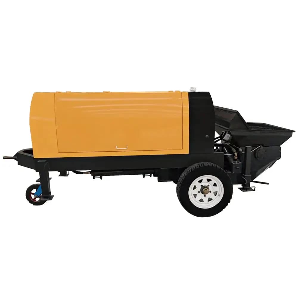 Horizontal Secondary Construction Screw Conveyor Pump Diesel 18M/H Short Turning Radius Original Concrete Concrete Pump