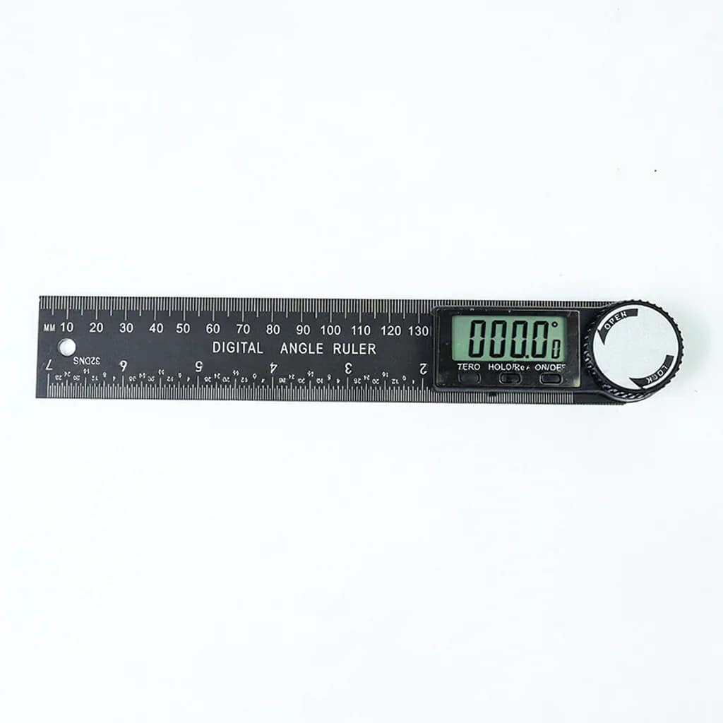 Electronic Digital Display High Precision Universal Angle Ruler Multifunctional Woodworking Protractor Measuring Stainless Steel