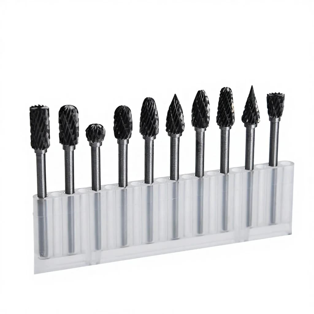 10PC Carbide Tungsten Steel Grinding Head Woodworking Rotary File Milling Cutter Model Wj001 Zhejiang Other Brand