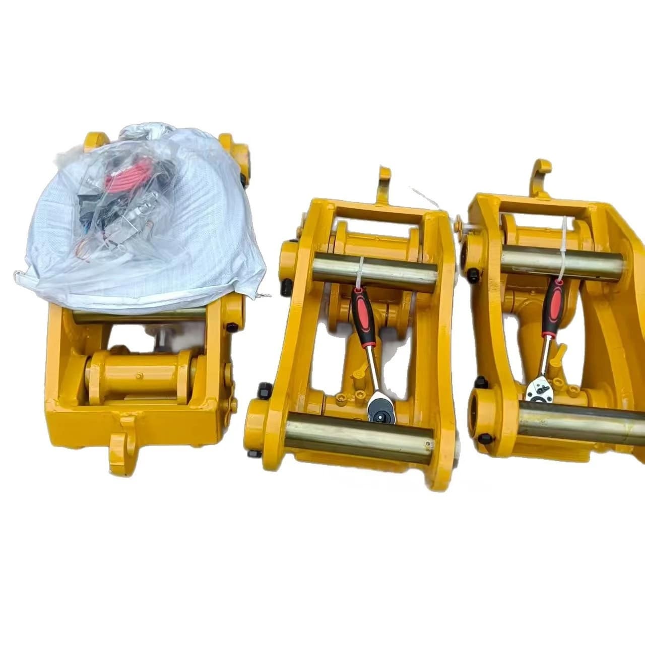 75 Excavator Hydraulic Quick Coupler Integral Cast Steel Quick Connect Tool Connector Mechanical Change 1 Year Warranty Made