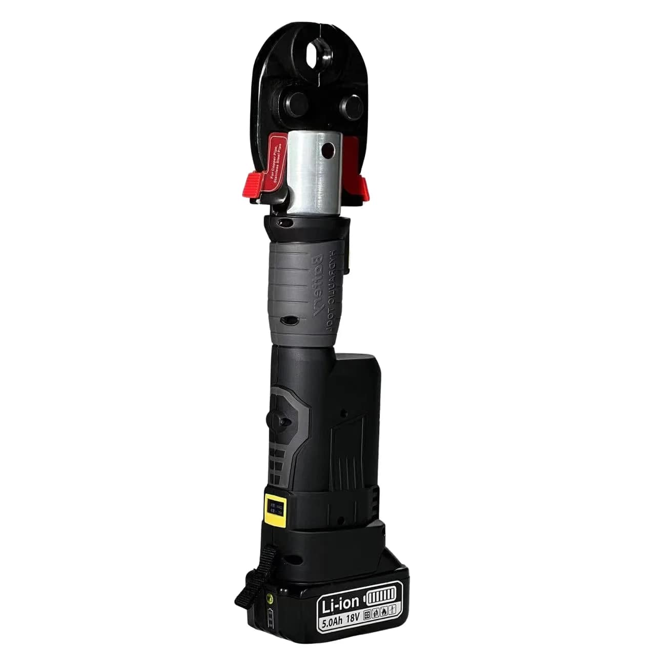 CE Certified PZ-1525 Cordless Electric Hydraulic Pipe Crimper 15-25mm Aluminum Alloy 30mm Stroke DC 18V Stainless Steel Tool