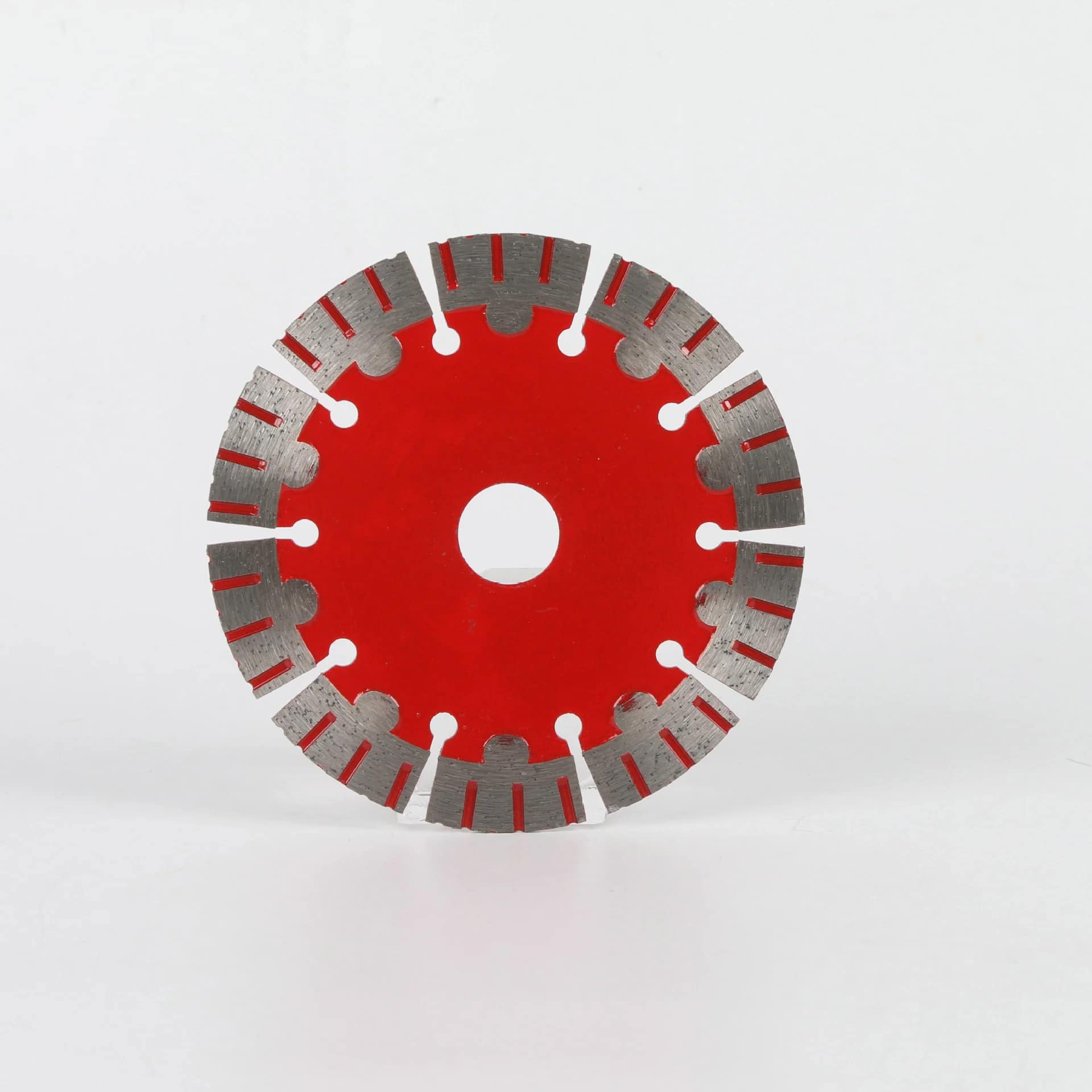 Industrial Hot-Pressed Diamond Slotting Blades 14 TPI 200mm Diameter 8in Length CrN Coated Multipurpose Concrete/Granite/Marble