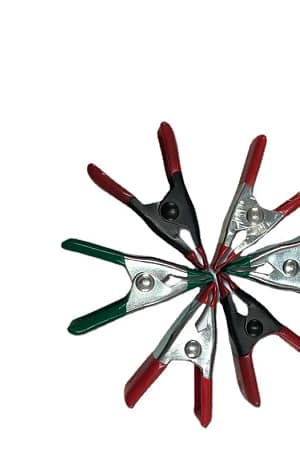 2-inch Galvanized Metal Plastic Mini Spring Clamp Heavy-duty DIY Carpentry A-frame Cross-border Hot-selling Daily Small Hardware