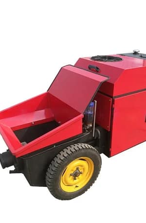 Diesel Concrete Conveying Pump 18M/H Short Turning Radius Secondary Structural Column Small Formwork Pouring Truck