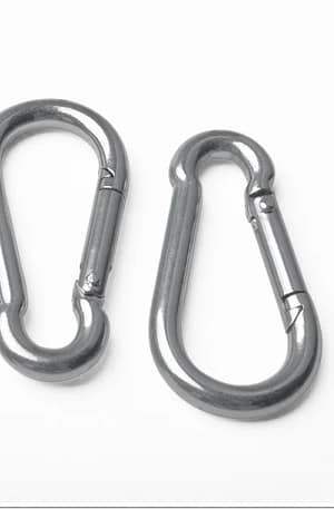 Source Factory Climbing Safety Carabiner Snap Hook Zinc-plated Pulley Type Track Type Outdoor Lifting Use Metric OEM