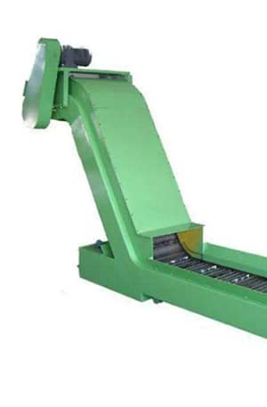Hinged Chain Motor Gearbox PLC Chip Removal Conveyor with Bearing Engine Gear 86kg