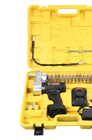High-Pressure Electric OEM Grease Gun Lubricator 304 Stainless Steel Hardware Auto Repair Tool Set with Hard Case