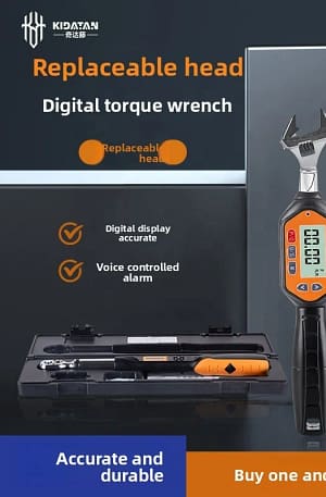 Ratchet-type Torque Wrench Adjustable Pre-set Kilogram High-precision Grade a Open-type Testing Device with Max Torque Capacity
