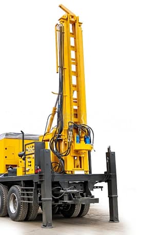 500-meter Portable Truck-mounted Pneumatic Drilling Equipment with Engine and Pump for On-site Water Well Drilling Core Sampling