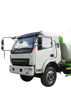 2-8 Cubic Meter Concrete Mixer Truck with Pump Engine Fully Automatic Short Turning Radius Small Size for Construction Site Use
