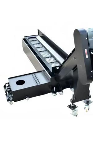 PLC Controlled Hinged Chain Chip Removal Conveyor with Gearbox and Motor