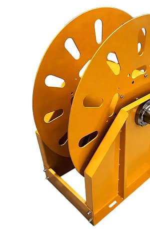 Heavy-Duty Retractable Air Hose Reel with Ergonomic Design Anti-Slip Grip Rust-Resistant Pneumatic Tool