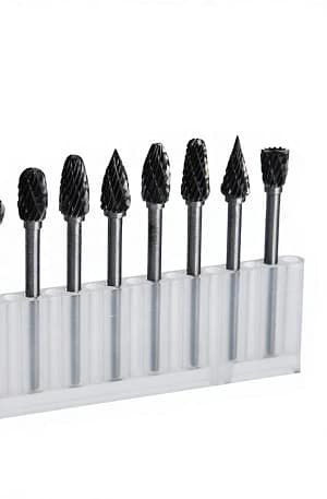 10PC Carbide Tungsten Steel Grinding Head Woodworking Rotary File Milling Cutter Model Wj001 Zhejiang Other Brand