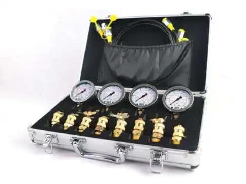 Portable Hydraulic Pressure Gauge Test Kit for Excavators OEM Industrial/DIY Precision Oil Pressure Testing Instrument 3-Year