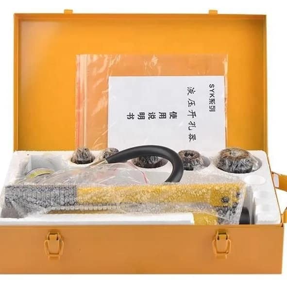 SYK-8A/SYK-8B/SYK-15A/SYK-15B Manual Stainless Steel Hydraulic Punching Machine Crimping Type None for Iron and Aluminum Plates