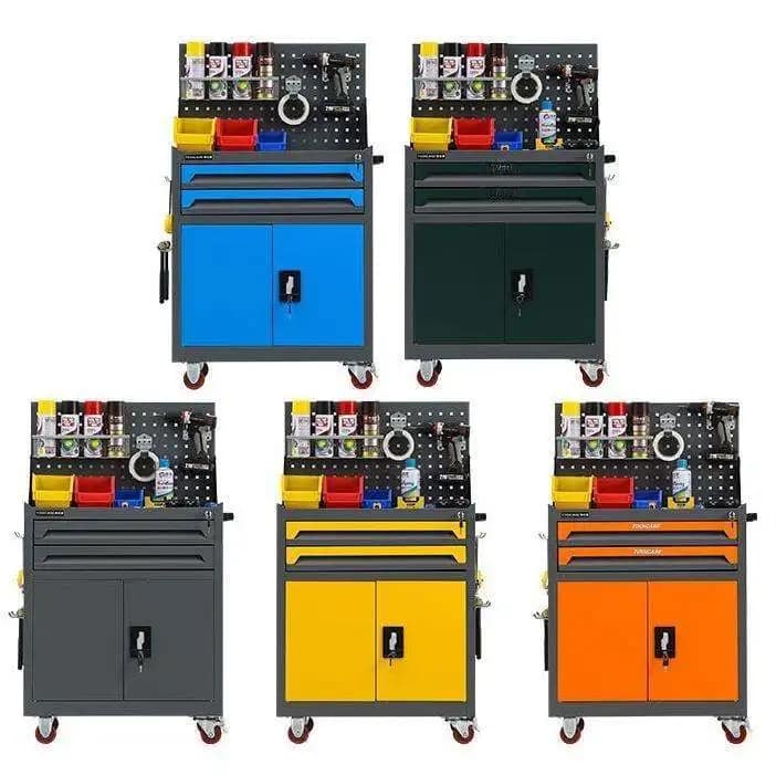 Heavy-duty OEM Tool Cabinet Multi-functional Drawer Storage Mobile Parts Cabinet Adjustable Stand for Workshop Hardware Auto