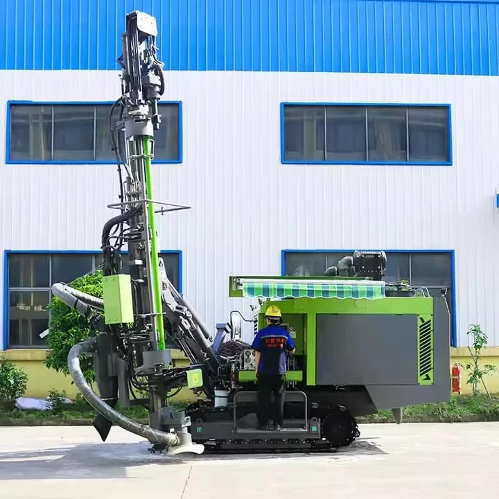 Caterpillar-type Diesel-Powered Down-the-hole Drilling Rig Gearbox Fully Automatic Mine Blasting Hole Drilling Bearing Drilling