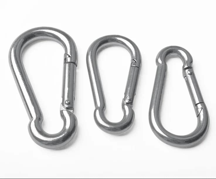 Source Factory Climbing Safety Carabiner Snap Hook Zinc-plated Pulley Type Track Type Outdoor Lifting Use Metric OEM