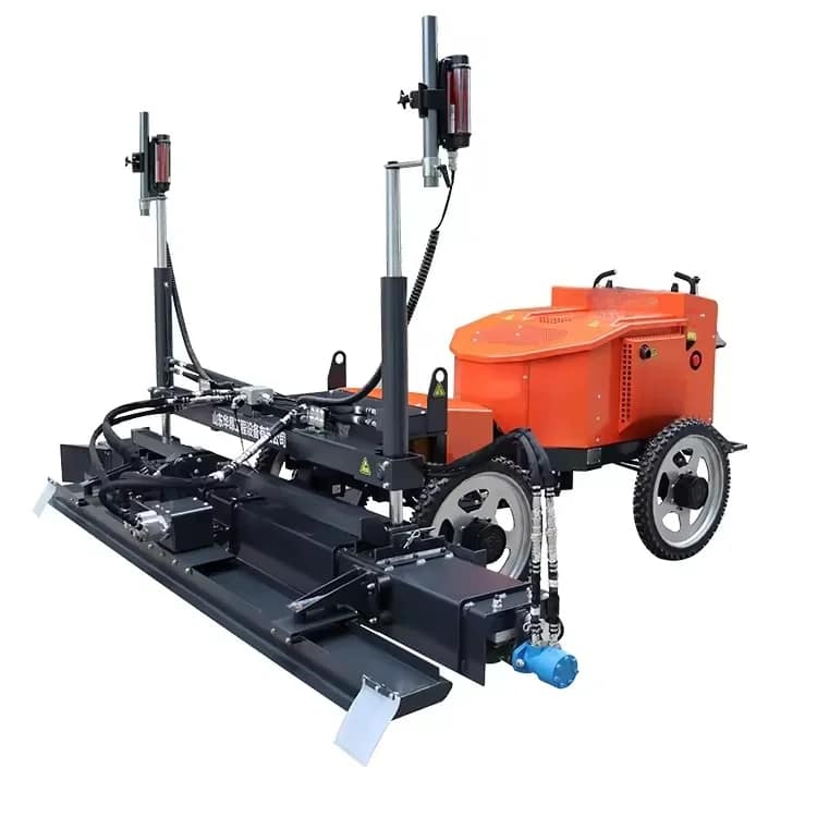 Large-scale Telescopic Arm Laser Screed Concrete Floor Paver with Engine & Motor Automatic Leveling Machine