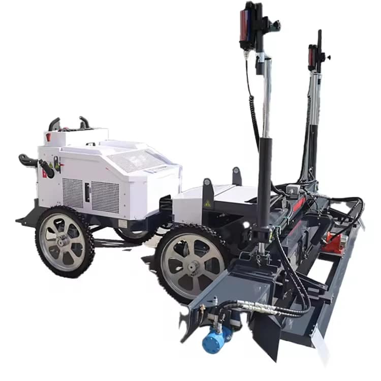 Concrete Laser Screed Infrared Paver Small Automatic Four-wheel Ride-on Floor Leveling Machine with Engine Short Turning Radius