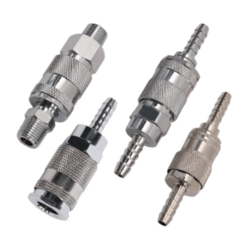 European Standard EU Japanese Type Pneumatic Fittings Quick Couplers Connectors High-Pressure Air Compressor Hose Barbs Painted