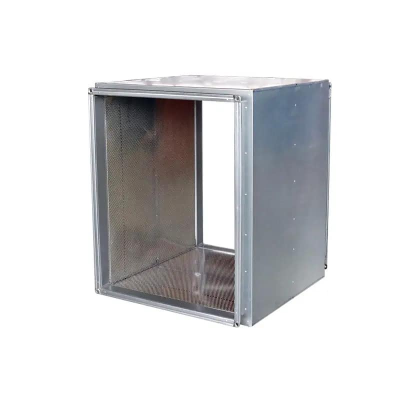 Rectangular Duct Silencer Air Duct Silencer Ventilation Pipe Silencer with Motor Gearbox Pump Easy to Operate