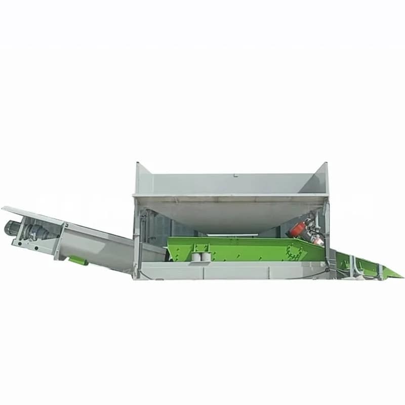 Vibrating Sand and Stone Separator, Straight Vibrating Screen, Large-Scale Automatic Sand and Stone Separator