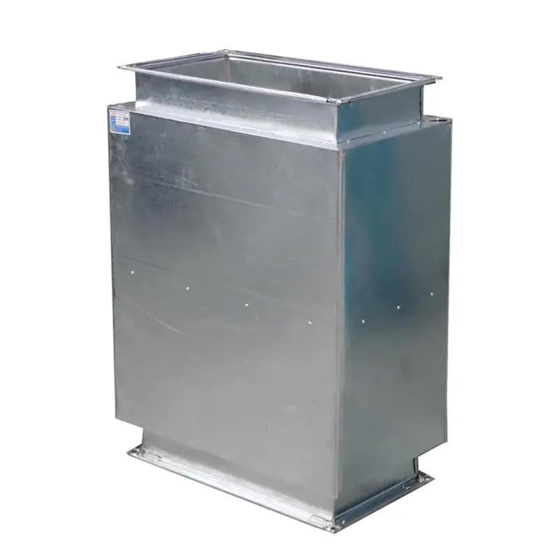 Industrial Galvanized Stainless Steel Micro-perforated Plate Silencer HVAC Impedance Noise Reduction Box Zhujiang Hangze
