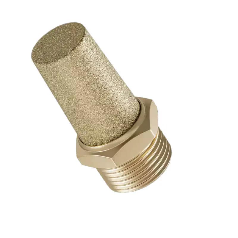 Conical Muffler Brass Powder Air Muffler for Drill Screw Factory Direct Shipment