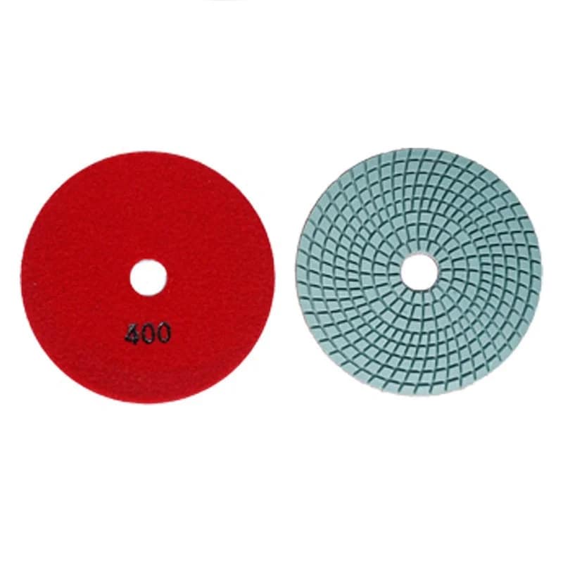 7-Step Wet Diamond Flexible Polishing Pads Medium Abrasive Grade Grit 50/40 for Stone Marble & Concrete Floor