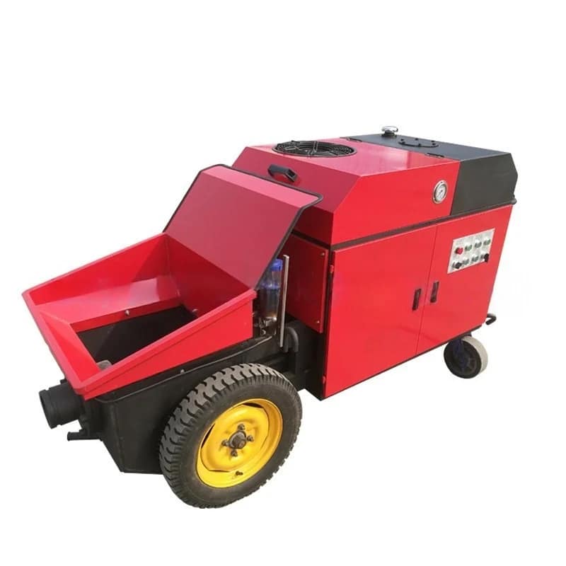 Diesel Concrete Conveying Pump 18M/H Short Turning Radius Secondary Structural Column Small Formwork Pouring Truck