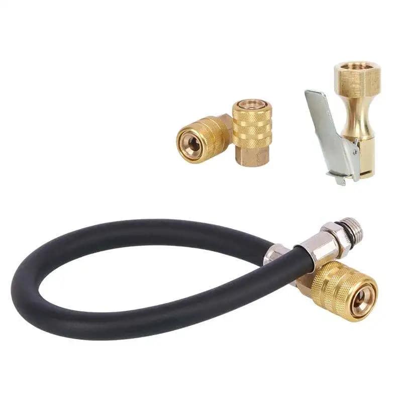 Explosion-proof Hose Connector for Grease Guns Manual Grease Gun Nozzle Extended Hose-OEM Industrial & DIY Use
