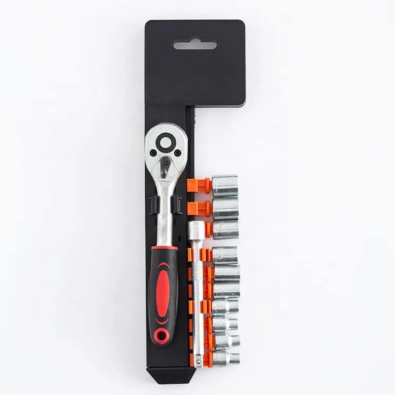 Xiaofei 12-Piece 1/4-Inch (6.3mm) Hex Sockets Ratchet Wrench Set for Auto & Mechanical Repair Tool Sets Hand Tools