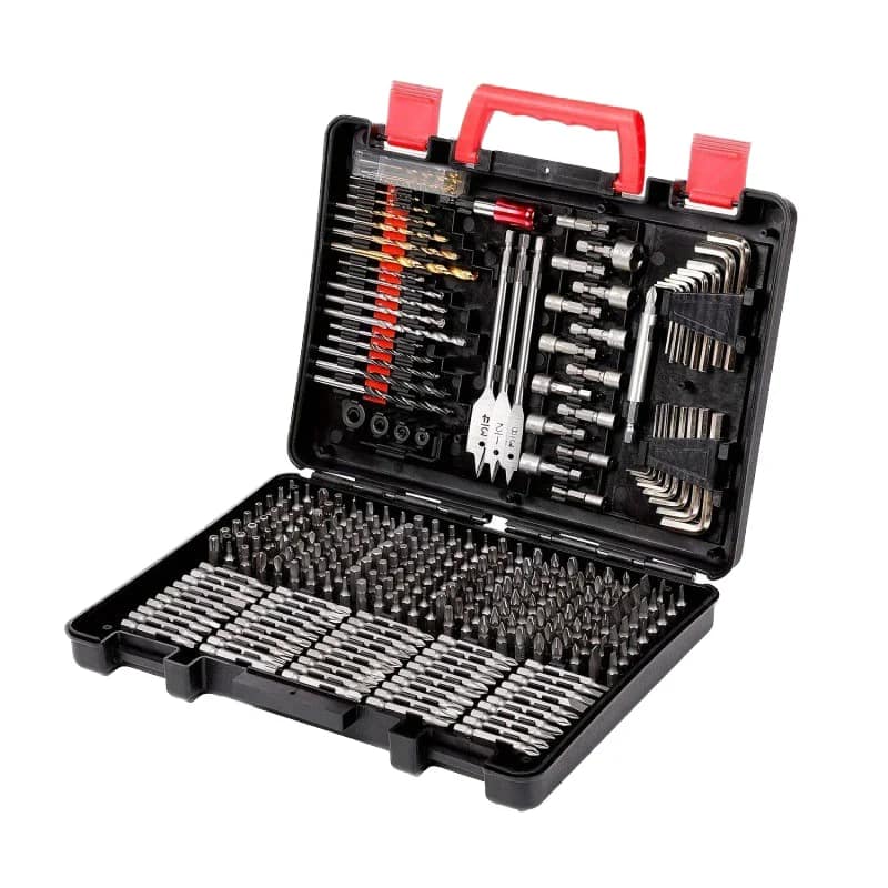 Luyrn 318 PCS Inch High Speed Steel Black Oxide Twist Drill Bit Set 1 Year Warranty Most Complete All Sizes DIY Tools Metal Wood