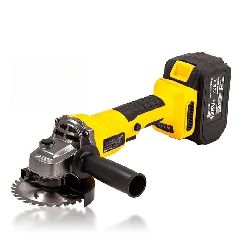 125mm Lithium Battery Angle Grinder Handheld Multifunction Polishing Cordless Grinding Machine Cutting Customizable 6-month