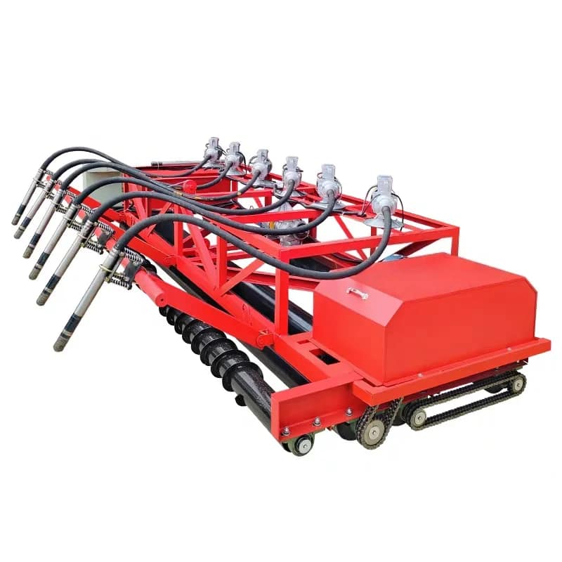 Frame-type Concrete Road Leveling Machine Three-roller Axis Concrete Paver Easy Maintenance Engine Motor 7.5W Power 260mm Max