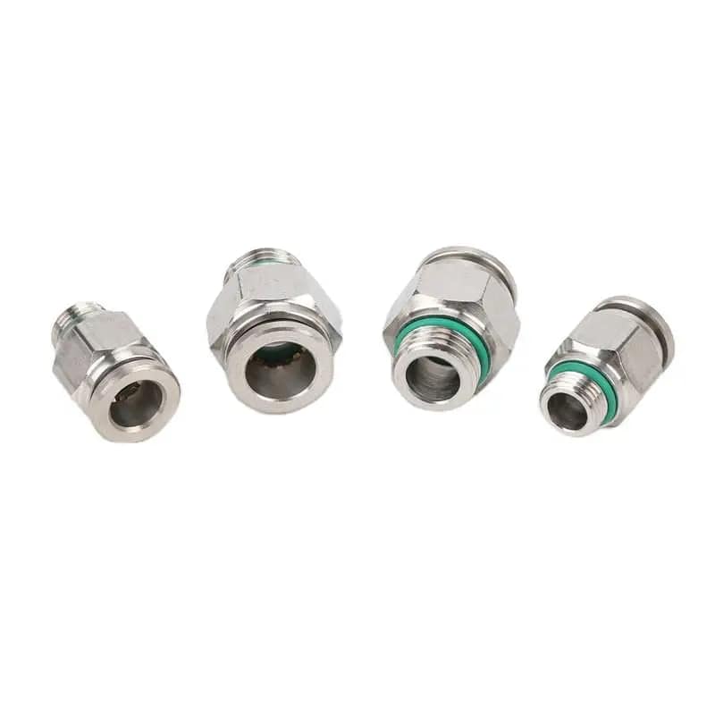 Pneumatic Metal Quick Coupler for Drill Stainless Steel Male BSP G Thread Air Hose Connector