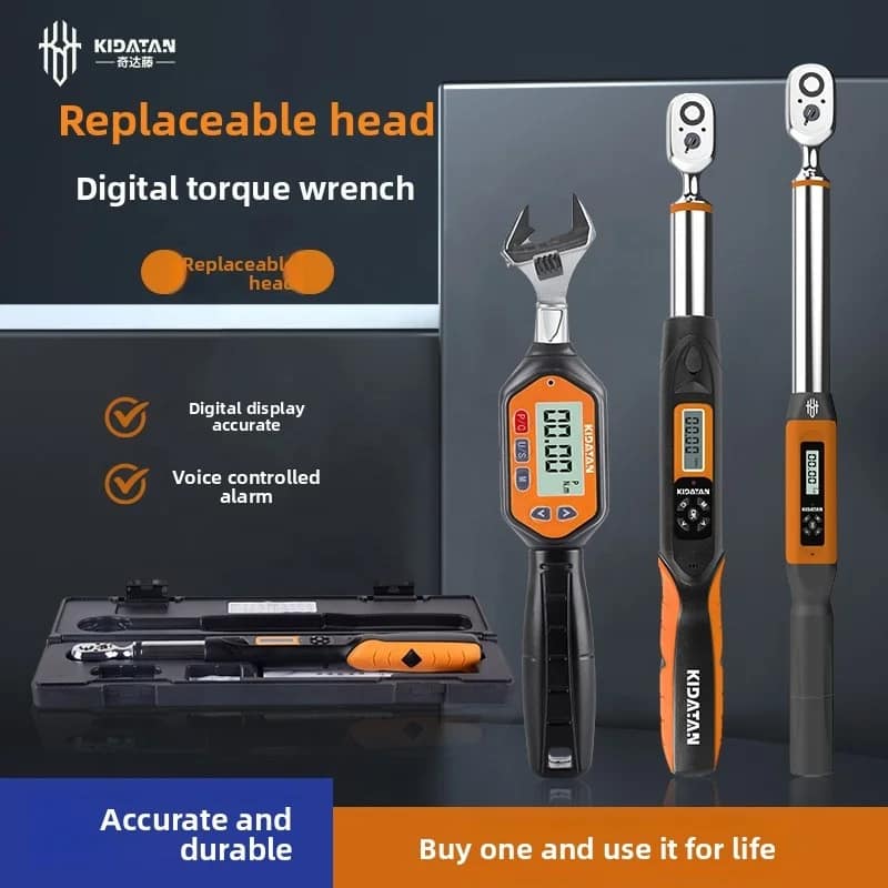 Ratchet-type Torque Wrench Adjustable Pre-set Kilogram High-precision Grade a Open-type Testing Device with Max Torque Capacity
