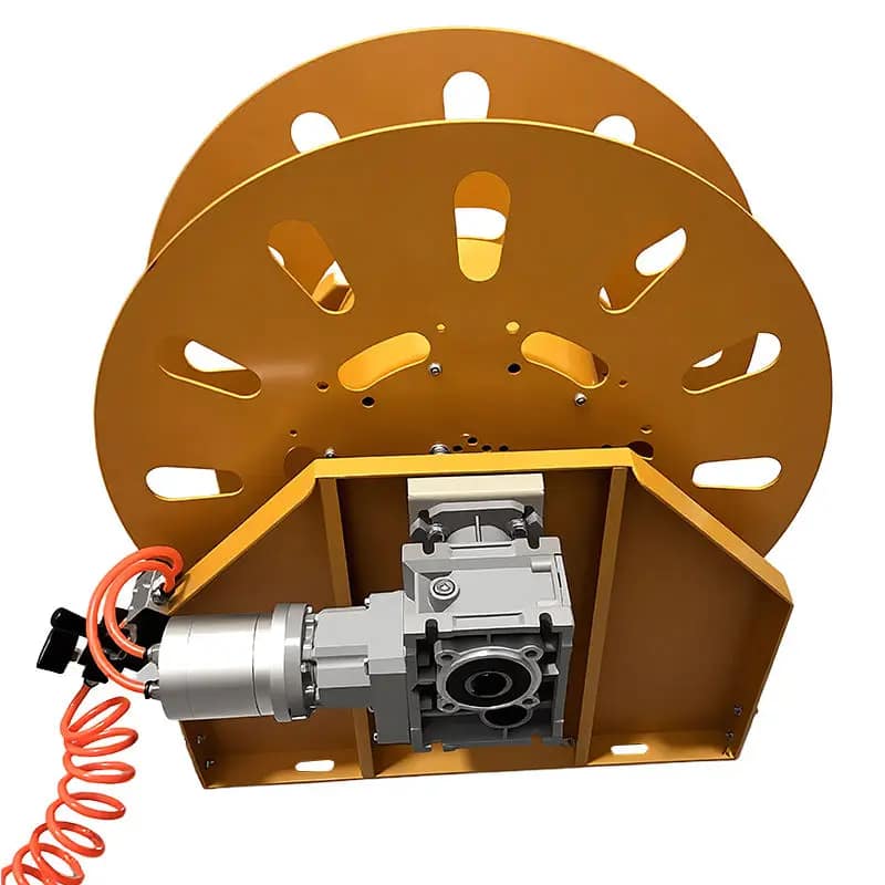 Heavy-Duty Ergonomic Anti-Slip Retractable Air Hose Reel Pneumatic Tool