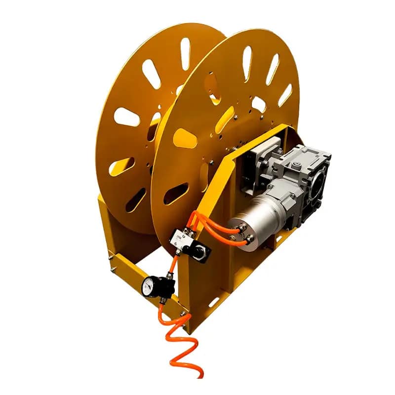 Heavy-Duty Retractable Air Hose Reel with Rust-Resistant Ergonomic Design for Pneumatic Tools