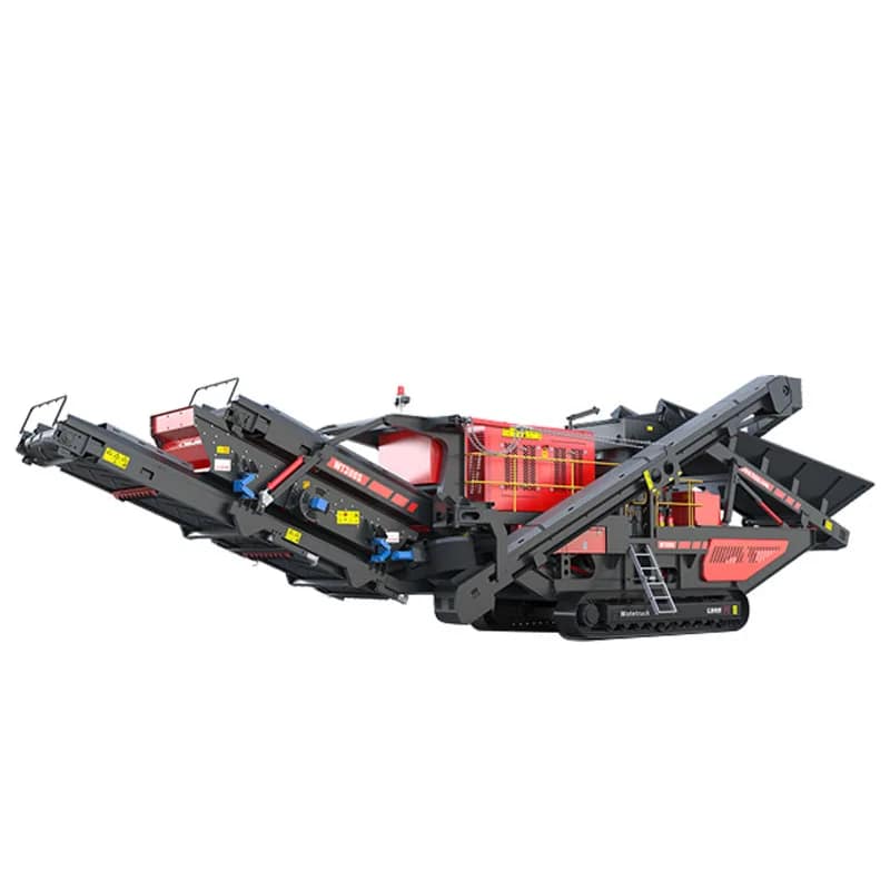 Portable Tracked Cone Crusher Station with Engine Gear & Bearing Max.80t/h Capacity for Ore Rock Coal & Gangue Processing