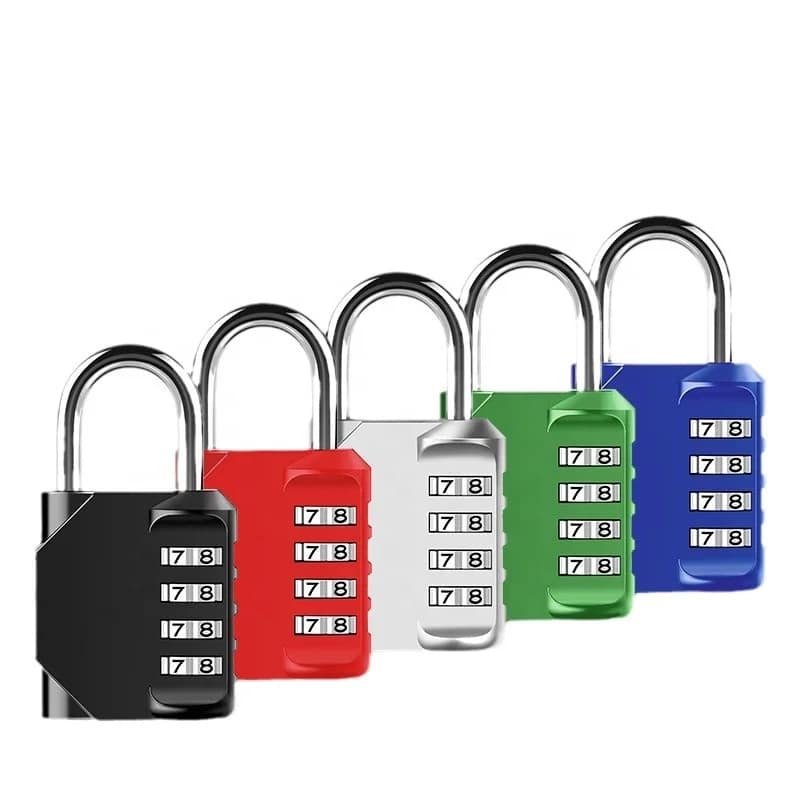 Password Lock Password Padlock Mechanical Padlock Tool Lock Alloy 4-Digit Large Size Customized Support Model CH-604