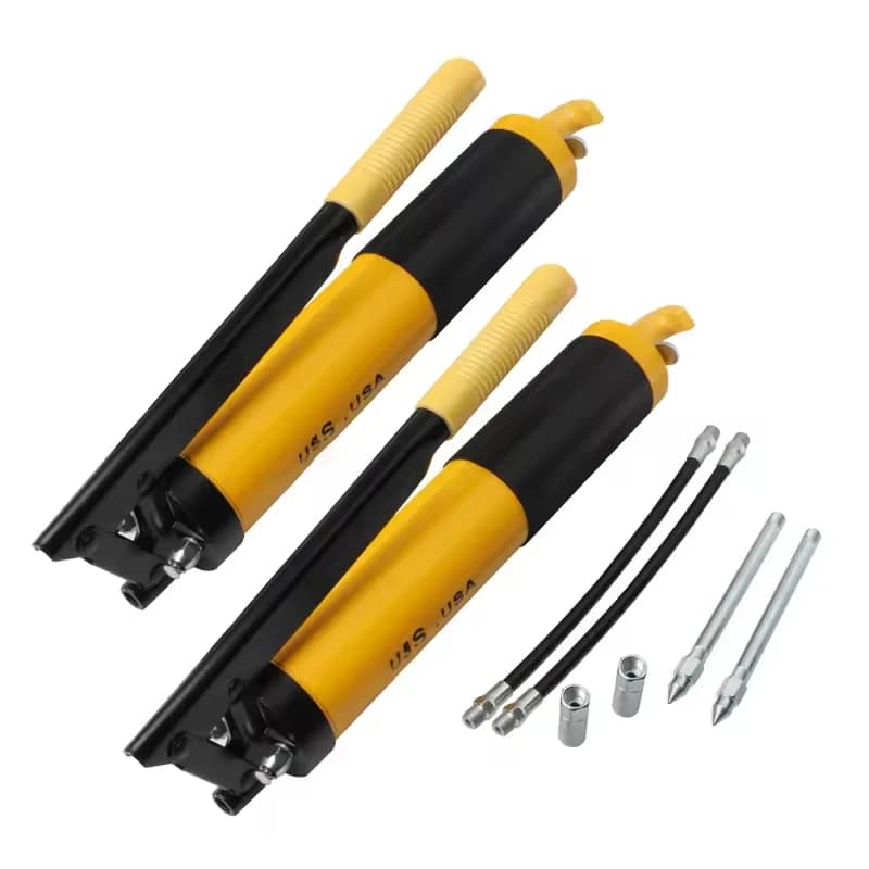 Industrial Heavy-duty High-pressure Grease Gun OEM Customizable Zinc Alloy Labor-saving Single-rod Plunger Type 500CC Oiler
