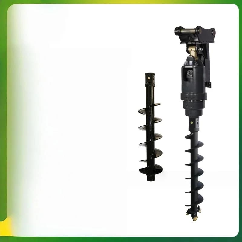 Excavation Modified Auger Drill Bits Full-leaf Extended Hydraulic Spiral Drill Rods & Accessories Motor for 0.1 Ton Excavators