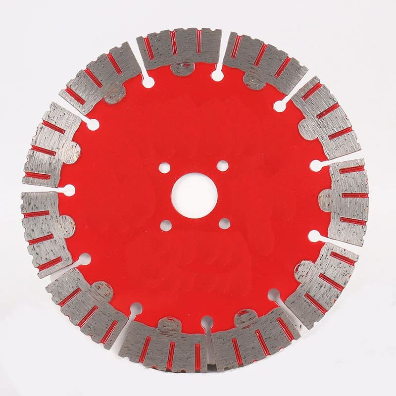 Hot-Pressed Diamond Cutting Discs & Slotting Blades for Concrete Granite Marble-Multipurpose 200mm Diameter Steel Construction