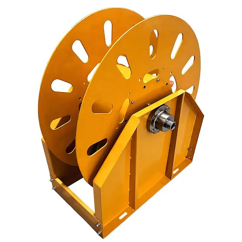 Heavy-Duty Retractable Air Hose Reel with Ergonomic Design Anti-Slip Grip Rust-Resistant Pneumatic Tool