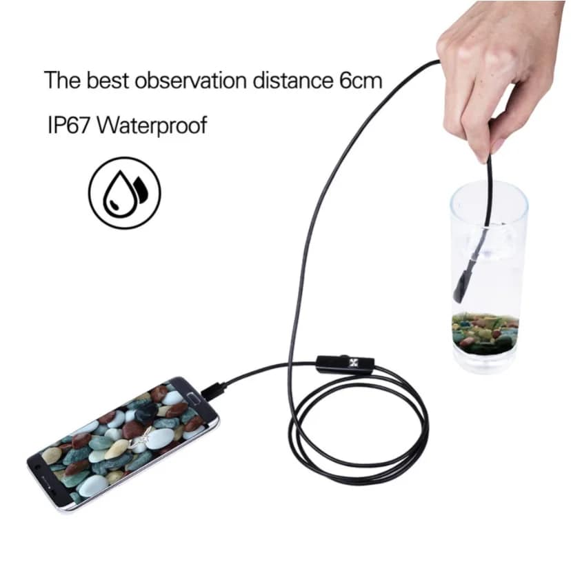 High-Definition Industrial & DIY Mobile Phone Endoscope with OEM Support for Automobile Pipeline Inspection