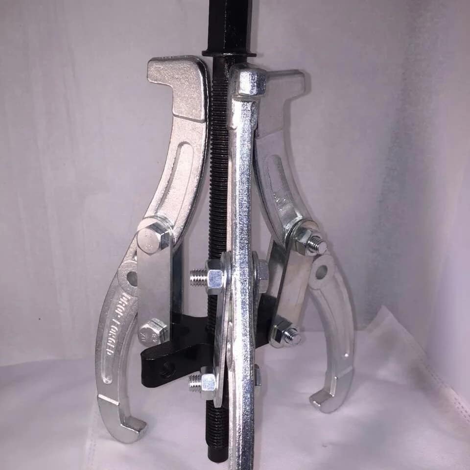 Dual-hole Multi-Purpose High Quality Grade a Carbon Steel Forged Three-Jaw Puller 6-inch/8-inch/10-inch/12-inch/14-inch/24-inch